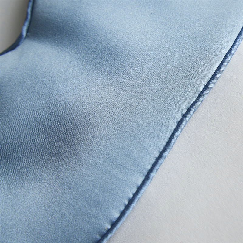 22 Momme Large Silk Sleep Eye Mask with Light Blocking Layers detail Image