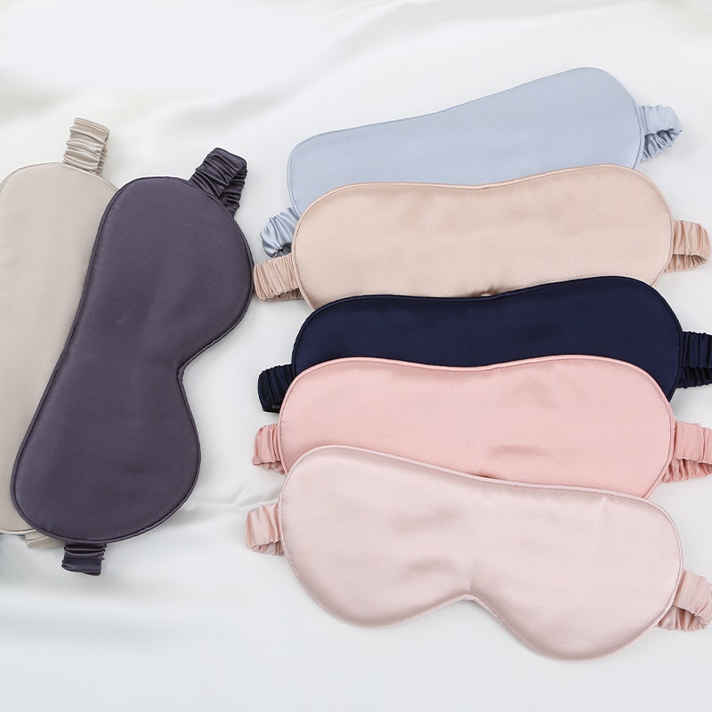 22 Momme Large Silk Sleep Eye Mask with Light Blocking Layers