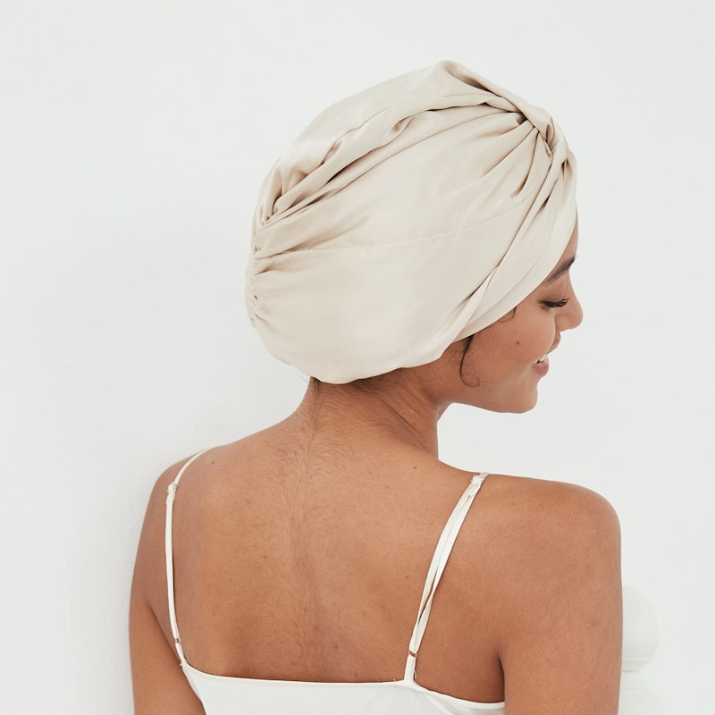 Silk Twisted Bonnet | 22 Momme | Double Lined
