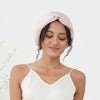 22 Momme Double Lined Silk Bonnet With Twisted Front Turban Color
