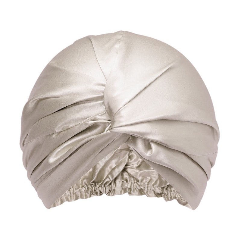 Silk Twisted Bonnet | 22 Momme | Double Lined