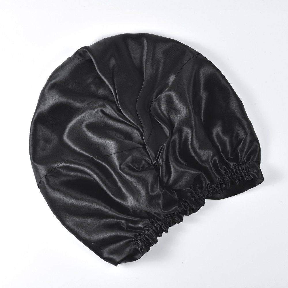 Silk Twisted Bonnet | 19 Momme | Double Layer detail Image