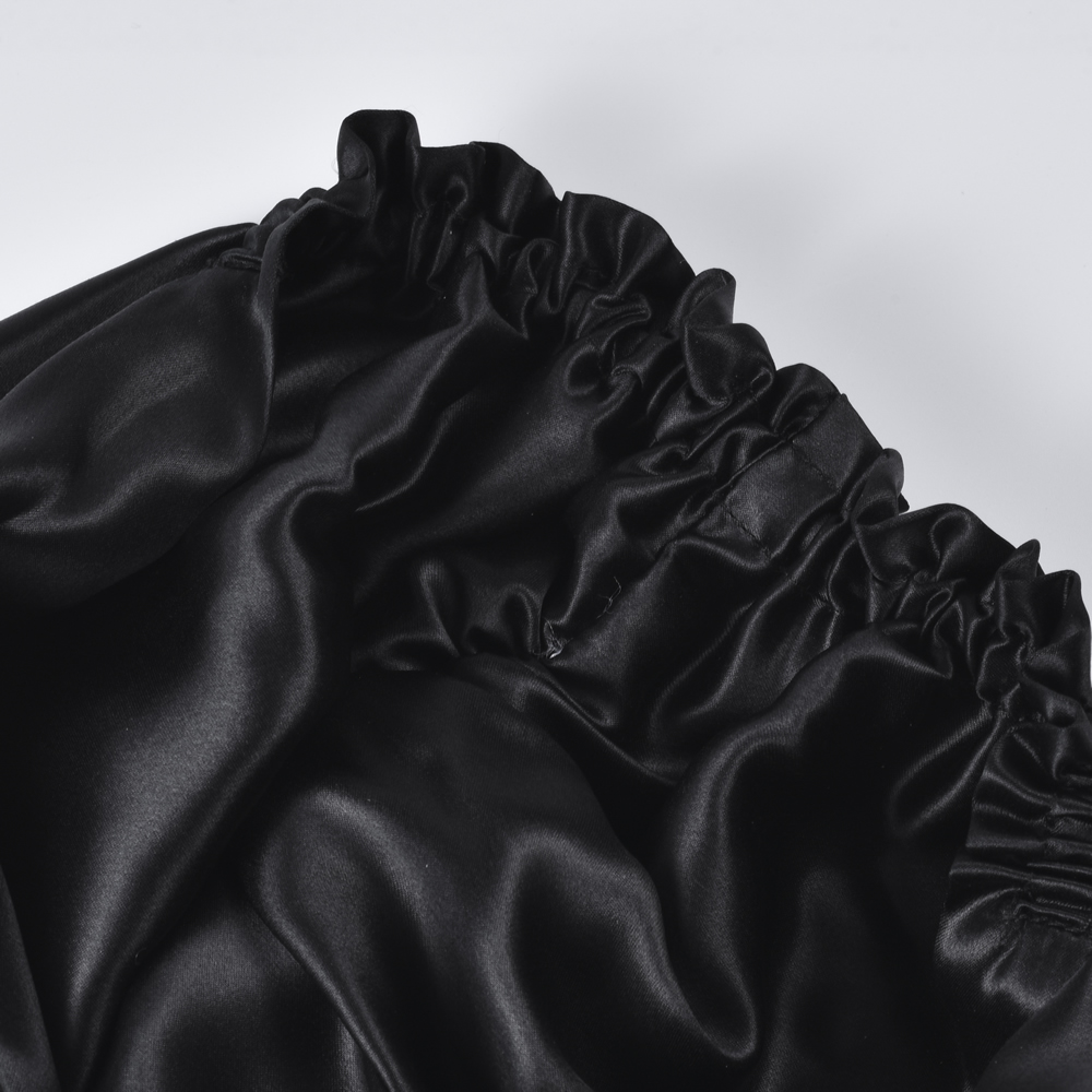 Silk Twisted Bonnet | 19 Momme | Double Layer detail Image
