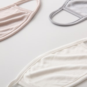 5 Packs Silk Knitted Face Masks