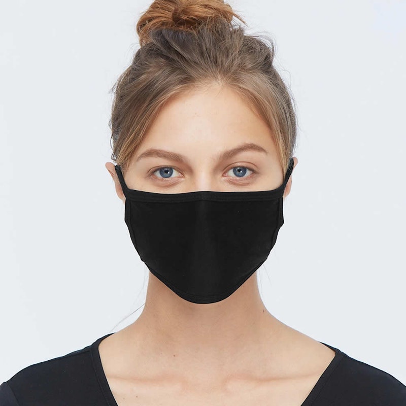 5 Packs Silk Knitted Face Masks