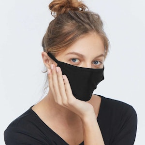 5 Packs Silk Knitted Face Masks