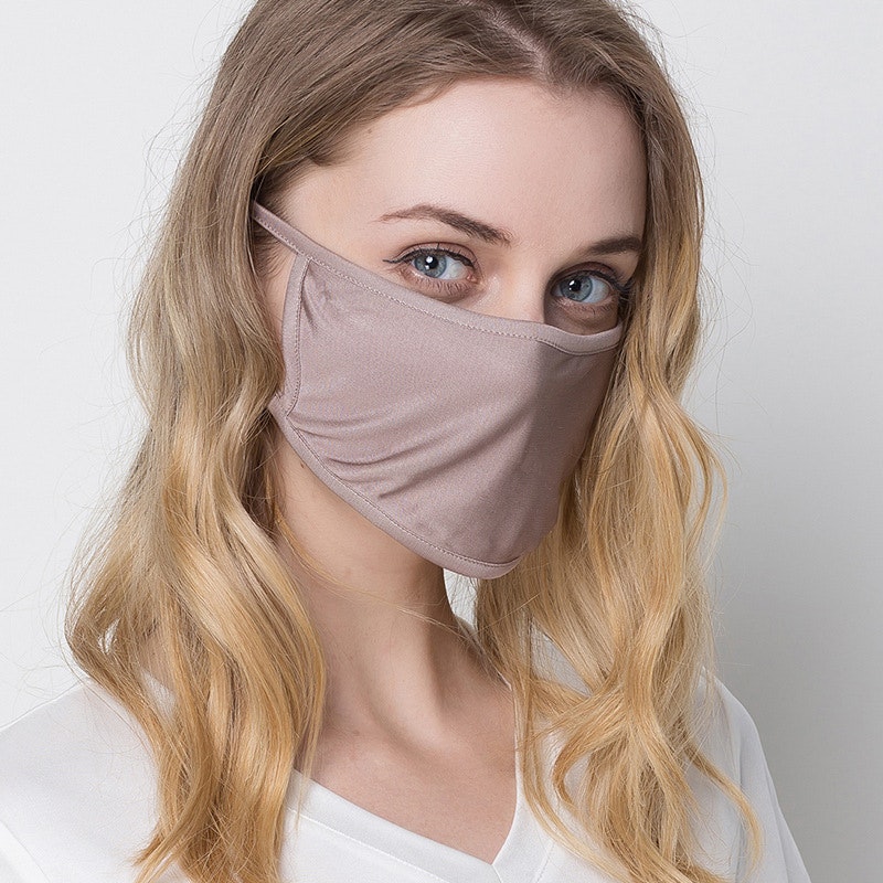 3 Pack 100 Mulberry Silk Face Mask Knitted Fabric RachelSilk United