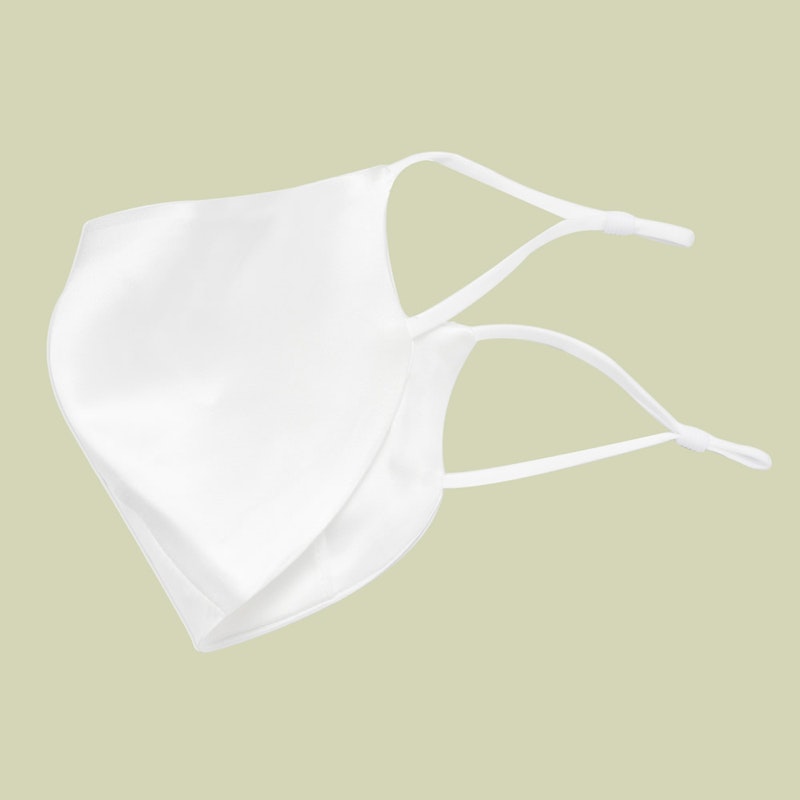 100% Silk Face Mask With Nose Wire & Filter Pocket