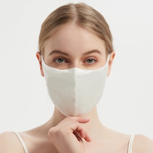 100% Silk Face Mask With Nose Wire & Filter Pocket