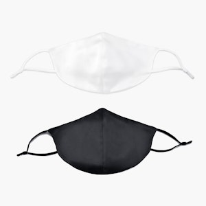 100% Silk Face Mask With Nose Wire & Filter Pocket
