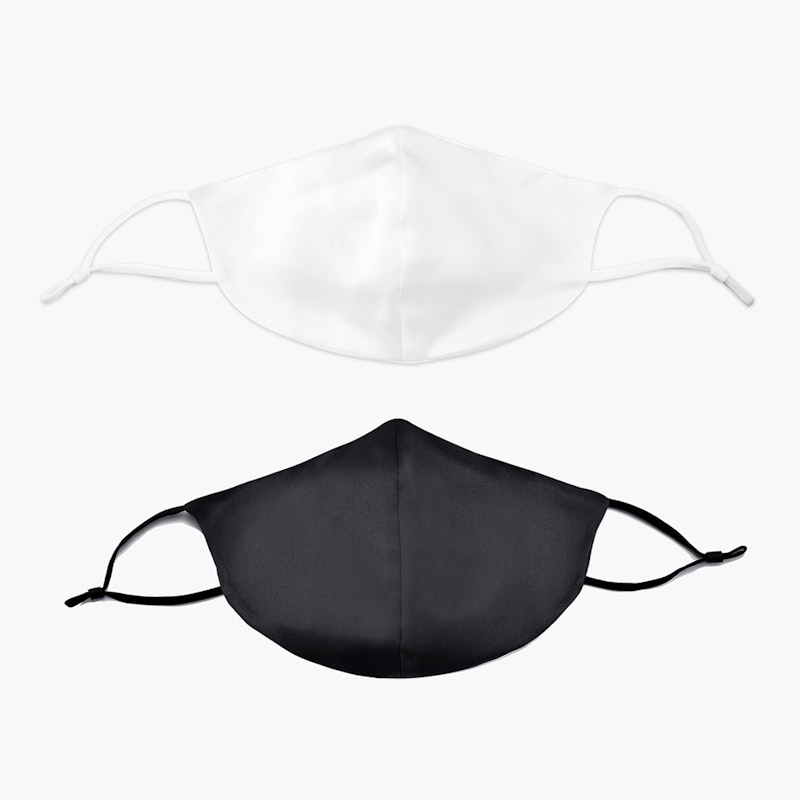 100% Silk Face Mask With Nose Wire & Filter Pocket
