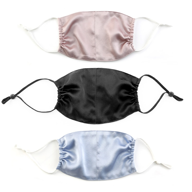 3 Pack Kids Mulberry Silk Face Mask detail Image
