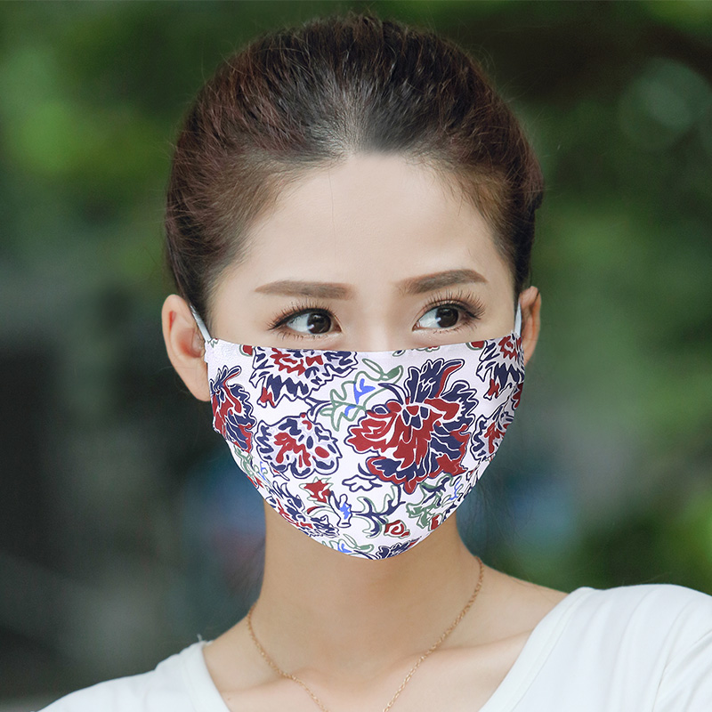 Breathable 100 Mulberry Silk Face Mask AntiUV RachelSilk United States