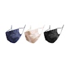 3 Pack Silk Face Mask Double Lined With Nose Wire Color