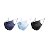 3 Packs 100% Silk Double Lined Face Mask Color