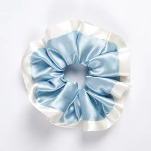 6 Packs Set Silk Scrunchies of Contra-Color