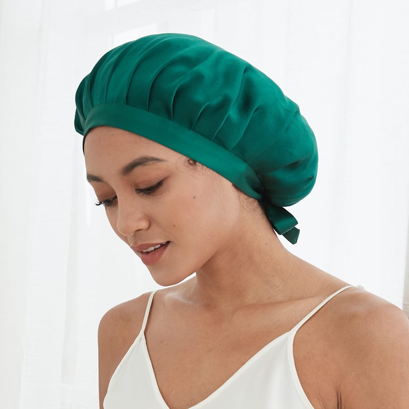 Silk Pleated Bonnet | 19 Momme