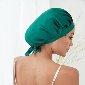Silk Pleated Bonnet | 19 Momme