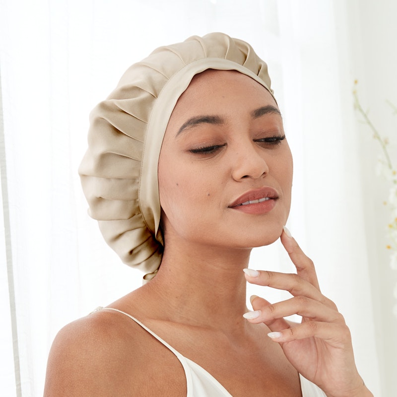 Silk Pleated Bonnet | 30 Momme