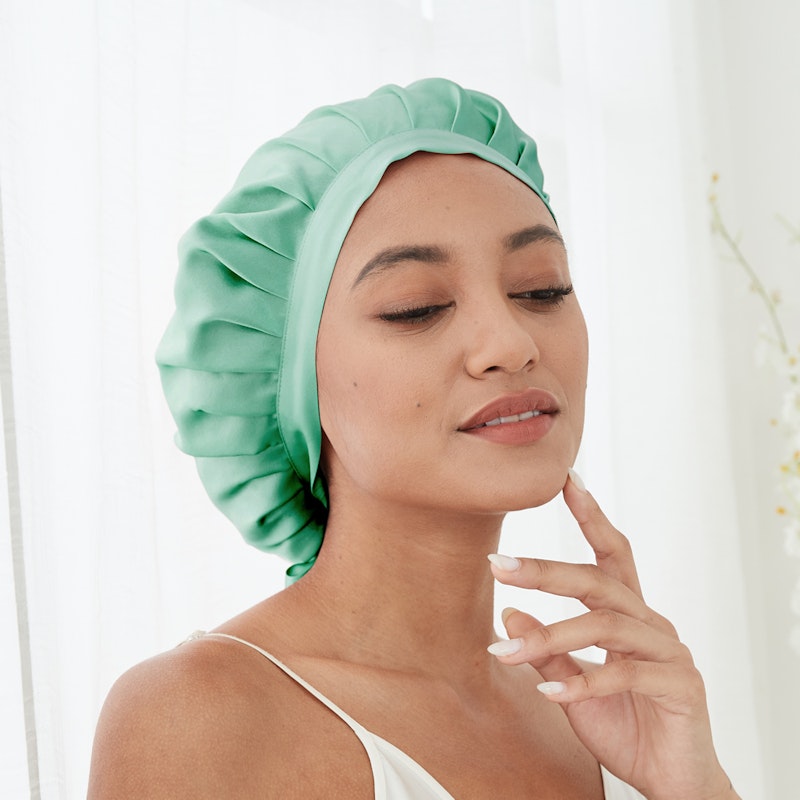 Silk Pleated Bonnet | 30 Momme