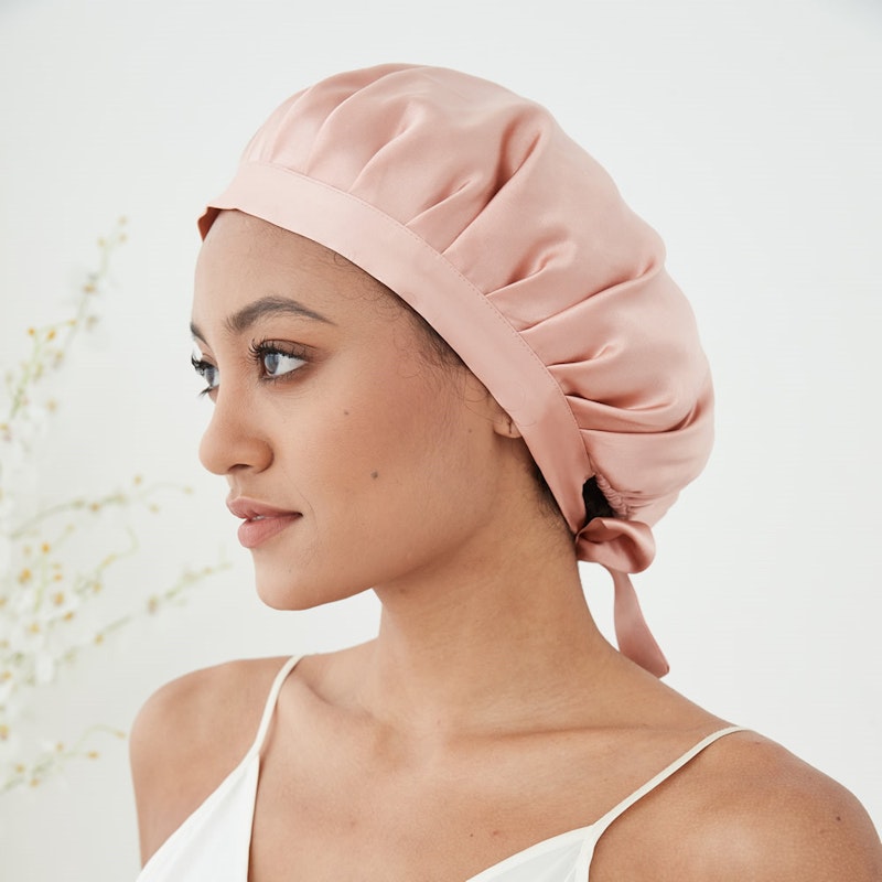 Silk Pleated Bonnet | 30 Momme