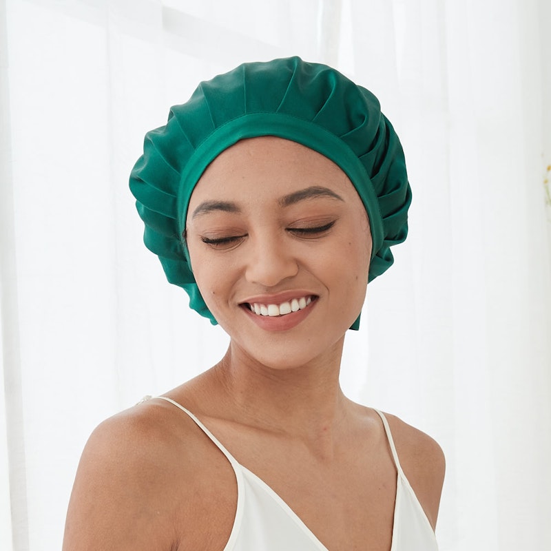 Silk Pleated Bonnet | 19 Momme