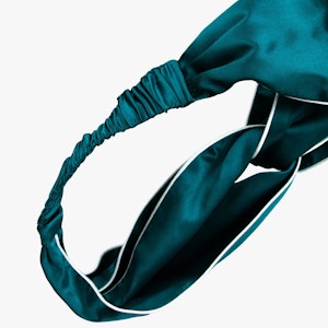 Women Silk Twisted Headband and Scrunchies Set