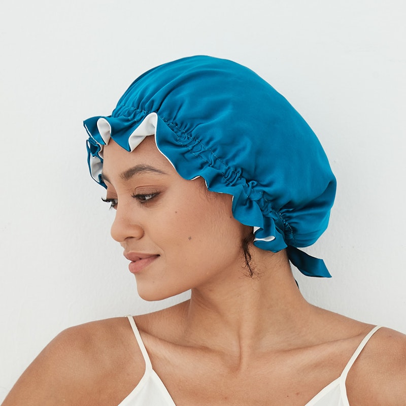 Silk Frills Bonnet | 19 Momme | Double Lined
