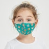 Kids Washable Silk Face Mask With Cute Print Handmade Embroidery For Toddler and Teen Color