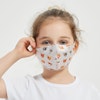 Kids Washable Silk Face Mask With Cute Print Handmade Embroidery For Toddler and Teen Color