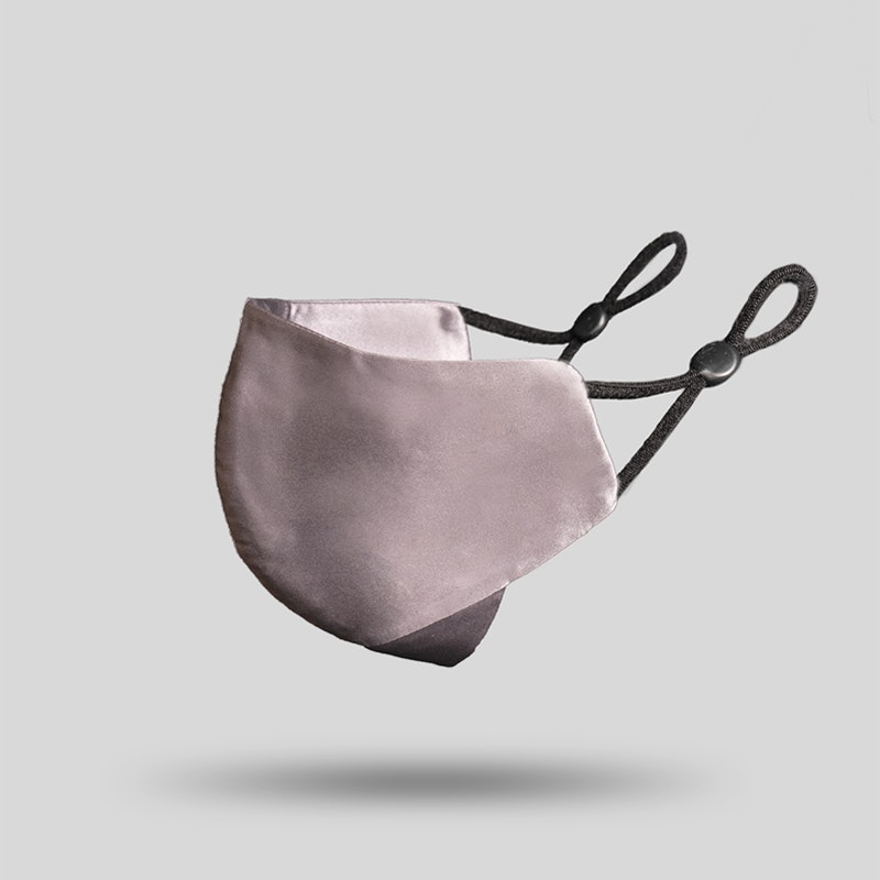 From $11.9 Each-Printed Silk Face Mask With Classic Stripe Dot Stars ...