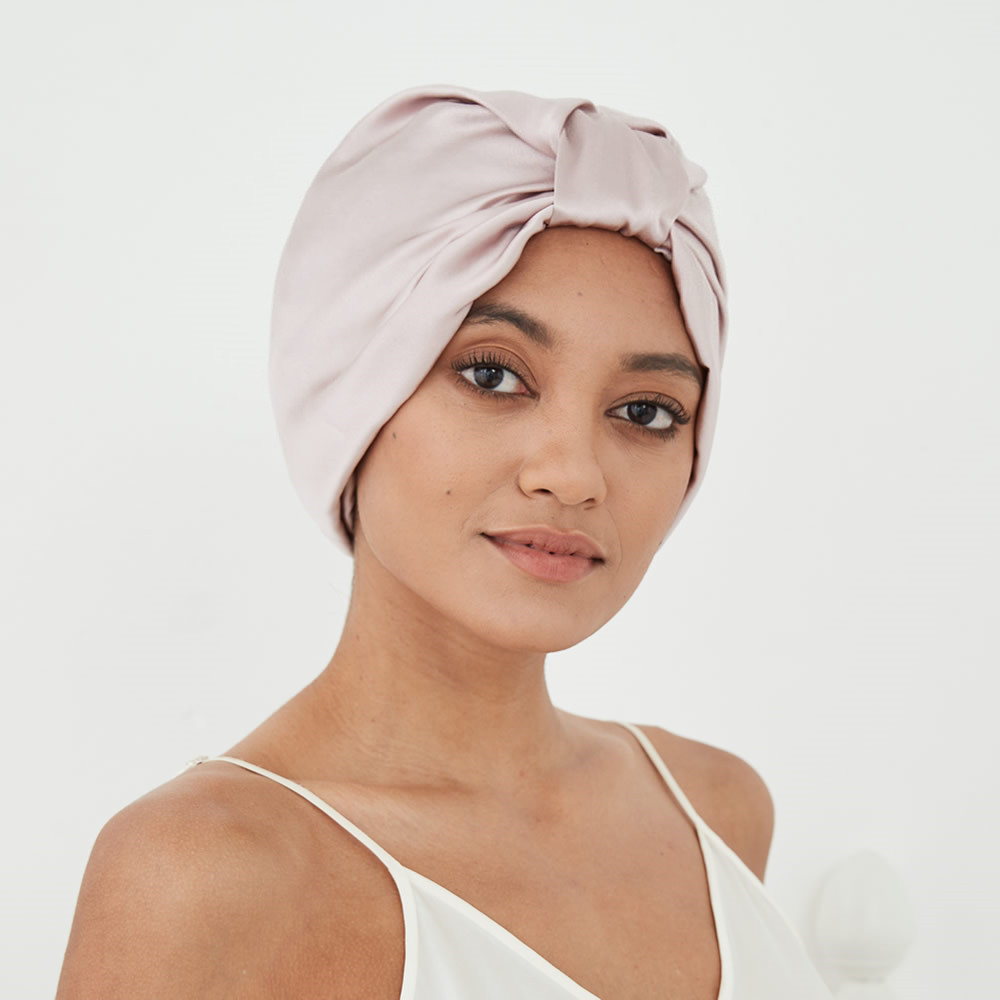 Silk Bonnet Ivory Silk Turban Silk Hair Wrap Summer Head 
