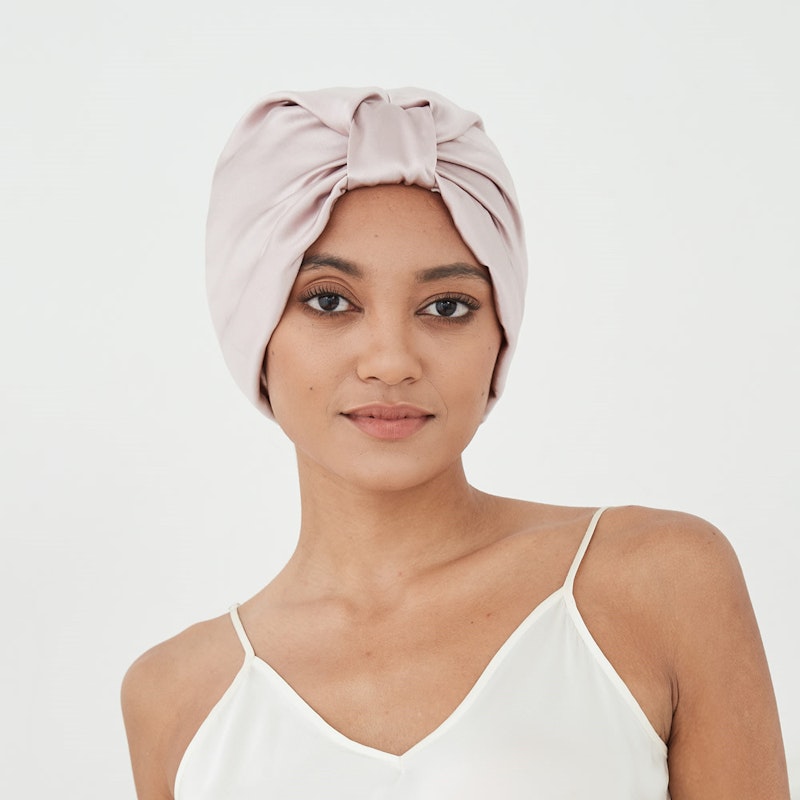 Pure Silk Bonnets For Women Designer Hair Sleeping Cap 19 Momme Mulberry  Silk Bonnet Turban Hats Luxury Natural Silk Night Cap
