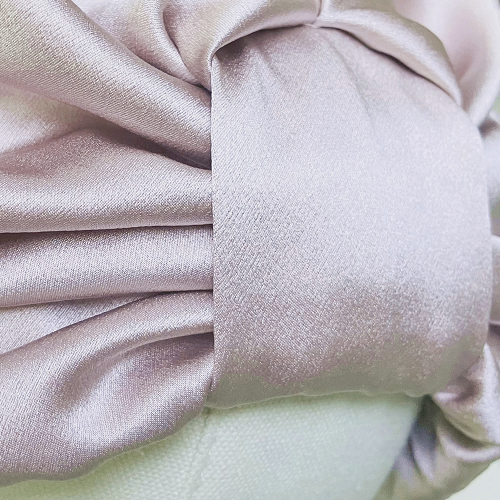 Silk Turban Bonnet | 19 Momme detail Image