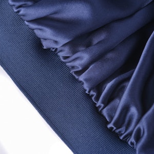 Traceless Elastic Band Silk Bonnet Silk Night Hair Wrap