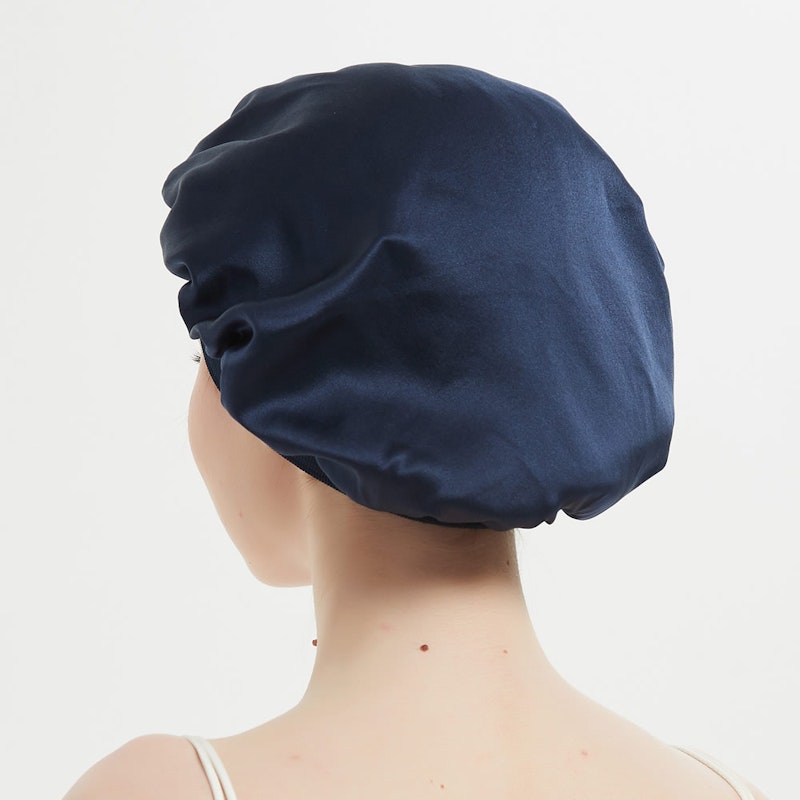 Traceless Elastic Band Silk Bonnet Silk Night Hair Wrap
