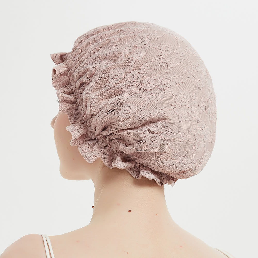 Silk Frills Bonnet, 19 Momme, Double Lined, RachelSilk