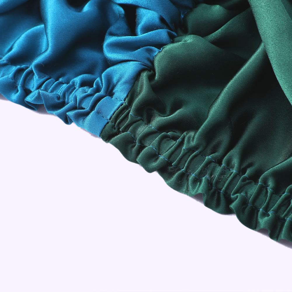 Silk Twisted Bonnet | 19 Momme | Double Layer detail Image