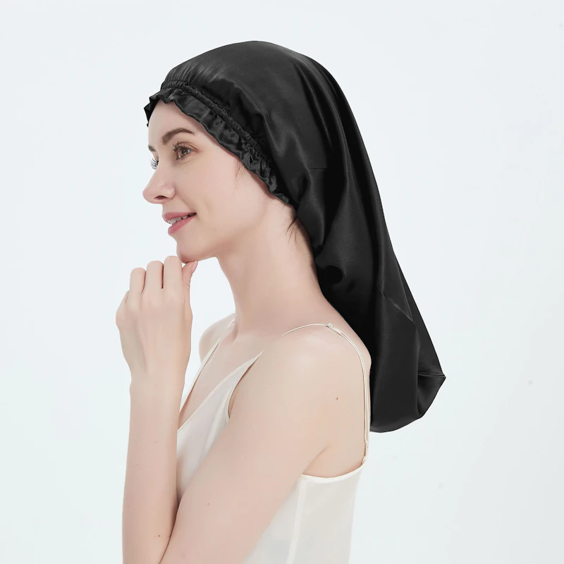 Long Silk Sleep Bonnet | 19 Momme