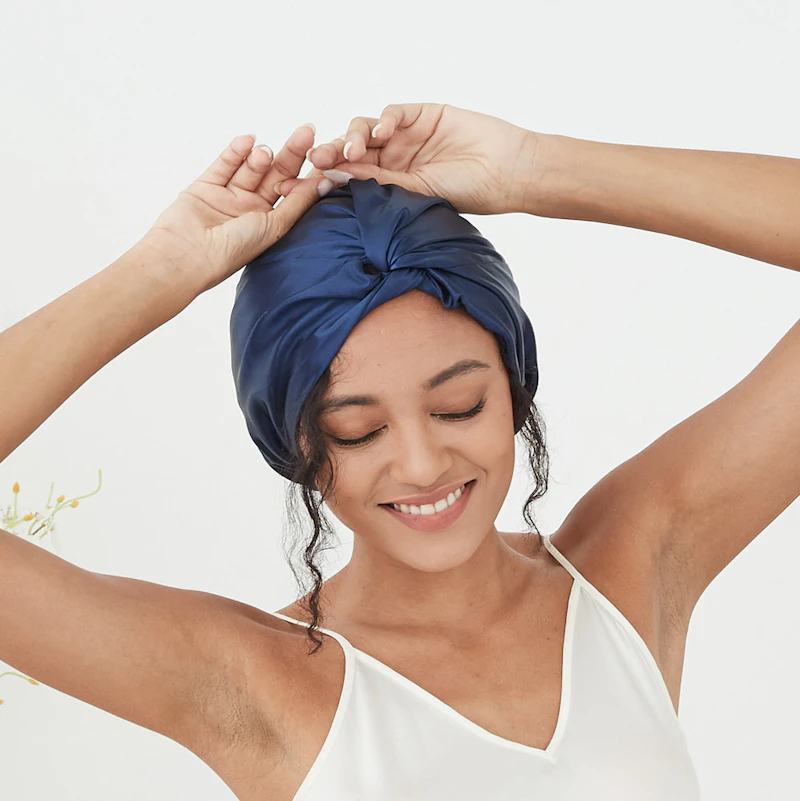 Silk Twisted Bonnet | 19 Momme | Double Layer
