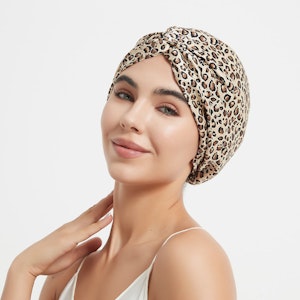 Floral Silk Twisted Bonnet | 19 Momme | Double Layer