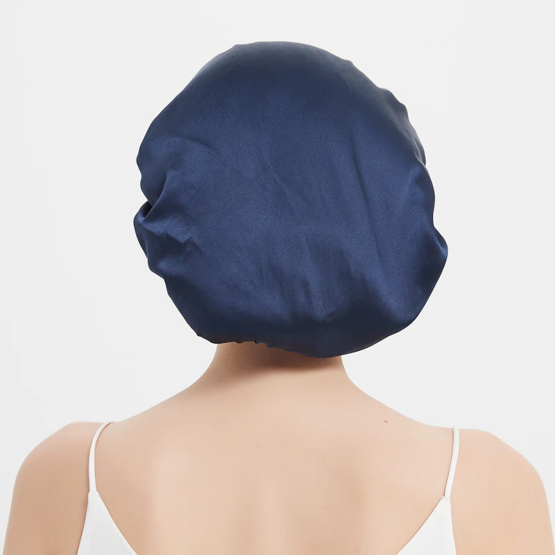 Silk Sleep Cap with Elastic Ribbon | 22 Momme