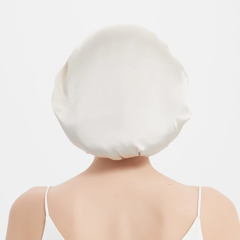 Silk Sleep Cap with Elastic Ribbon | 22 Momme