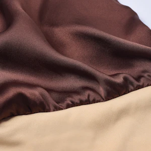 Silk Sleep Cap with Crossed Band | 22 Momme