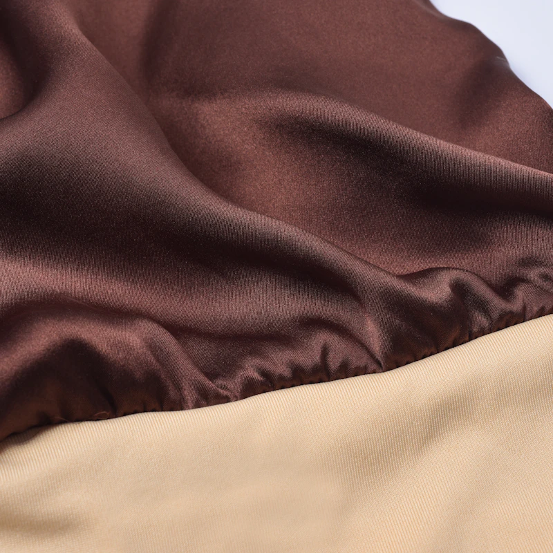 Silk Sleep Cap with Crossed Band | 22 Momme