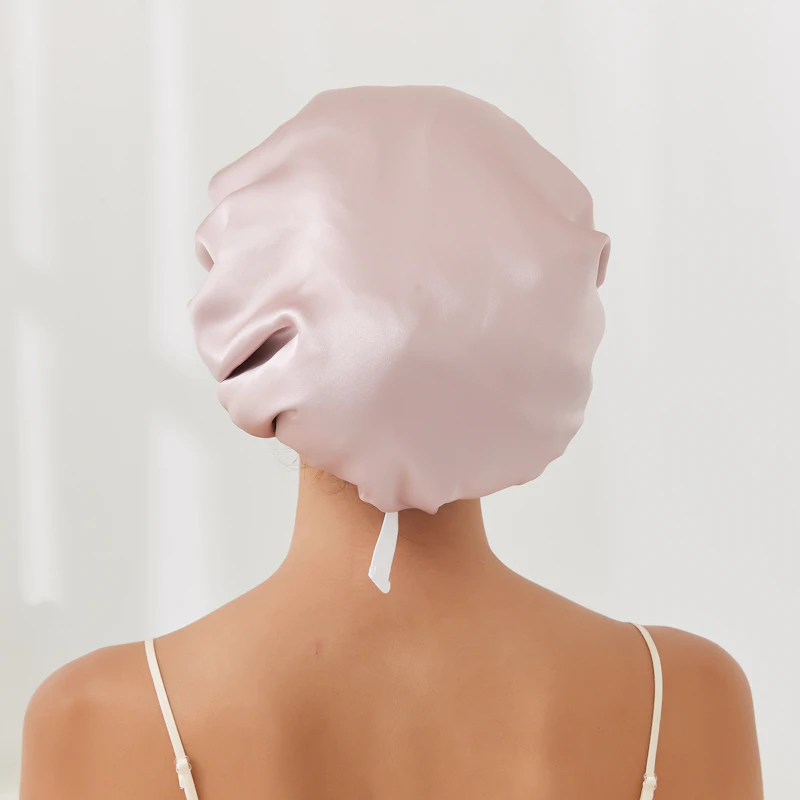 Extra Large Silk Buckled Bonnet | 19 Momme | Double Layer