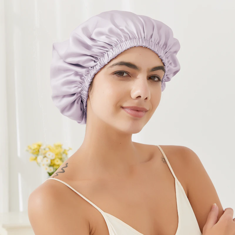 Extra Large Silk Buckled Bonnet | 19 Momme | Double Layer