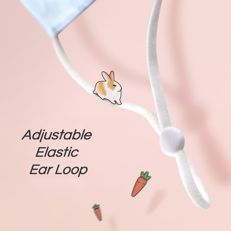 Kids Washable Silk Face Mask 3 Layer detail Image