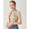 Double-Lined Silk Twill Ribbon Scarf Extra Length Color