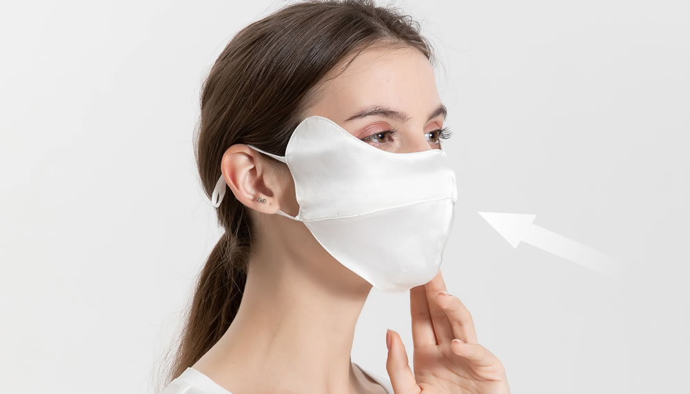 Silk Sunproof Face Covering detail Image